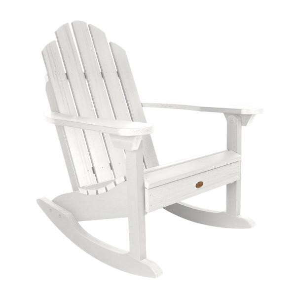 Outdoor Classic Westport Adirondack Rocking Chair Rocking Chair White