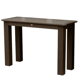 Outdoor Counter Height Sideboard Table Dining Table Weathered Acorn