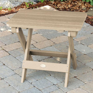 Outdoor Folding Adirondack Side Table Outdoor Table