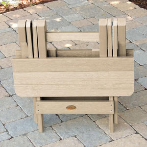 Outdoor Folding Adirondack Side Table Outdoor Table