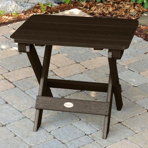 Outdoor Folding Adirondack Side Table Outdoor Table
