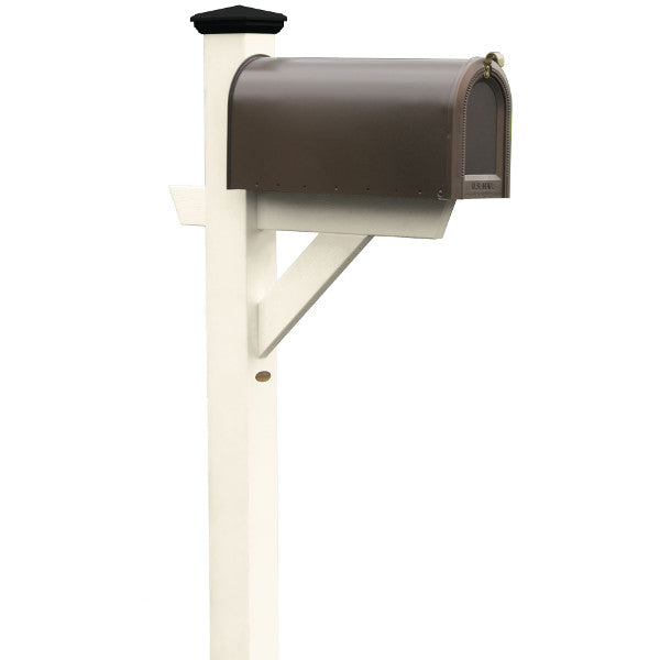 Outdoor Hazleton Mailbox Post Mailbox Post Whitewash