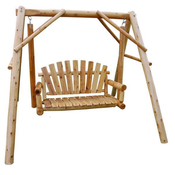 Outdoor Lawn Swing A-Frame Porch Swing
