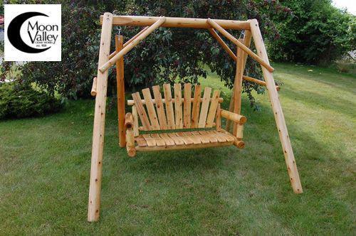 Outdoor Lawn Swing A-Frame Porch Swing