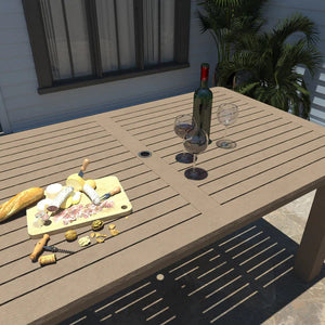 Outdoor Rectangular Counter Height Dining Table Dining Table