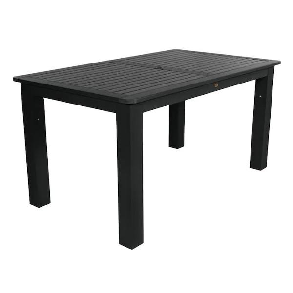 Outdoor Rectangular Counter Height Dining Table Dining Table 42&quot; x 72&quot; / Black