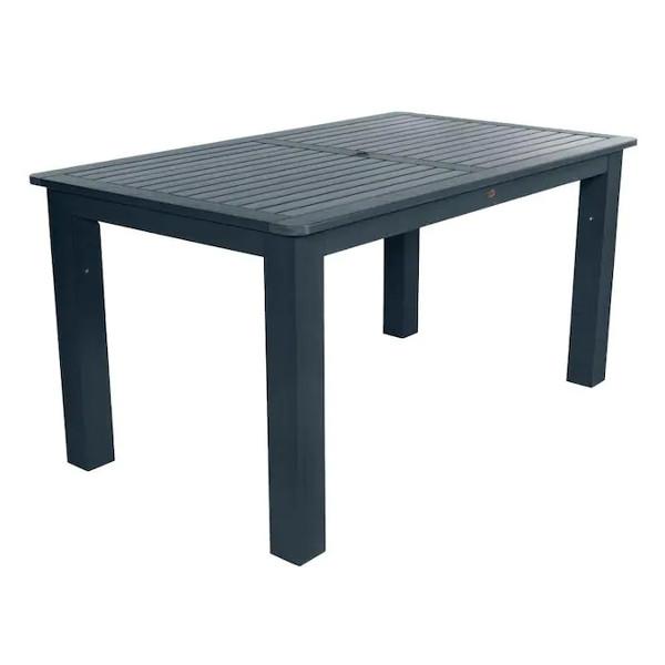 Outdoor Rectangular Counter Height Dining Table Dining Table 42&quot; x 72&quot; / Federal Blue
