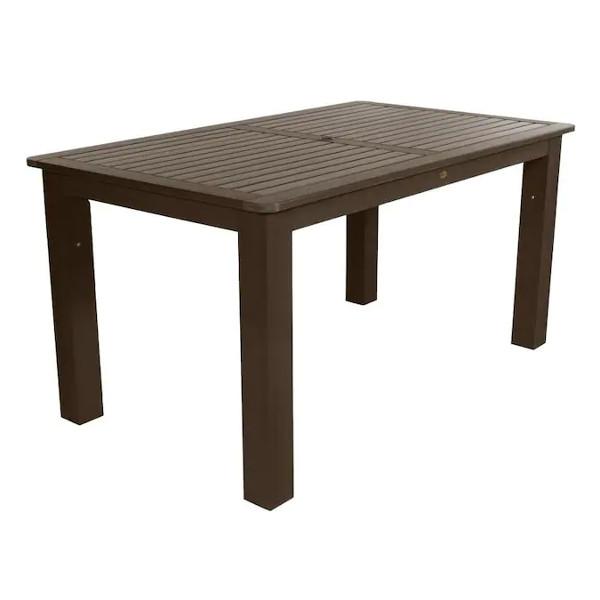 Outdoor Rectangular Counter Height Dining Table Dining Table 42&quot; x 72&quot; / Weathered Acorn