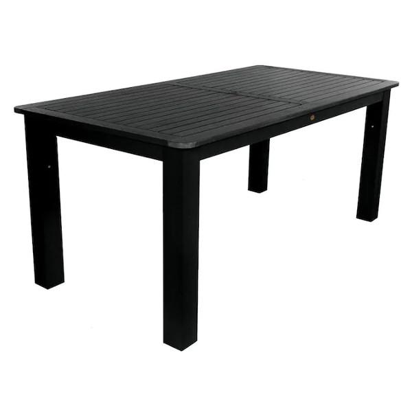 Outdoor Rectangular Counter Height Dining Table Dining Table 42&quot; x 84&quot; / Black