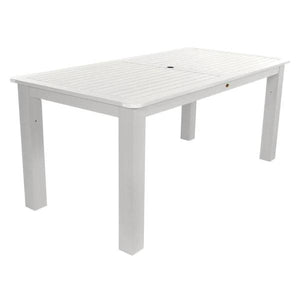 Outdoor Rectangular Counter Height Dining Table Dining Table 42" x 84" / White