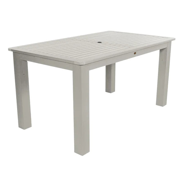 Outdoor Rectangular Counter Height Dining Table Dining Table 72&quot; x 42&quot; Table / Harbor Gray