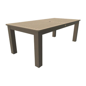 Outdoor Rectangular Counter Height Dining Table Dining Table 84" x 42" Table / Woodland Brown