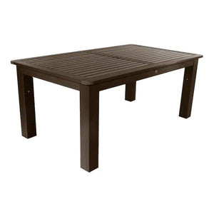 Outdoor Rectangular Dining Table Dining Table 42"x84" / Weathered Acorn