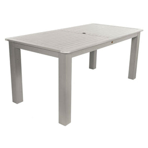 Outdoor Rectangular Dining Table Dining Table 72" x 42" Table / Harbor Gray