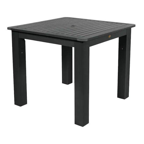 Outdoor Square Counter Dining Table Dining Table Black