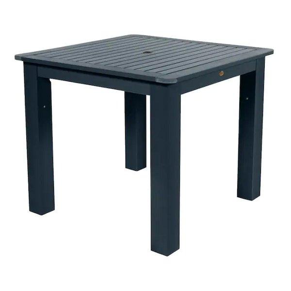 Outdoor Square Counter Dining Table Dining Table Federal Blue