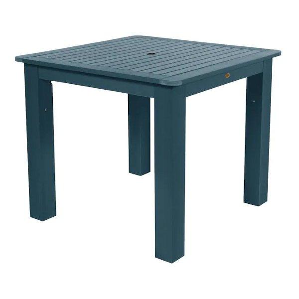 Outdoor Square Counter Dining Table Dining Table Nantucket Blue