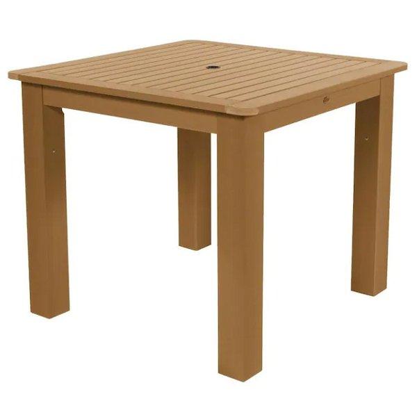 Outdoor Square Counter Dining Table Dining Table Toffee
