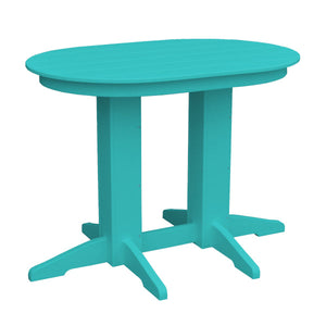 Oval Counter Table Dining Table