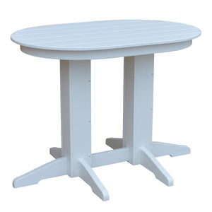 Oval Counter Table Dining Table