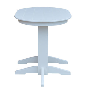 Oval Counter Table Dining Table