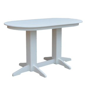 Oval Counter Table Dining Table