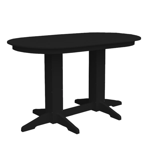 Oval Counter Table Dining Table