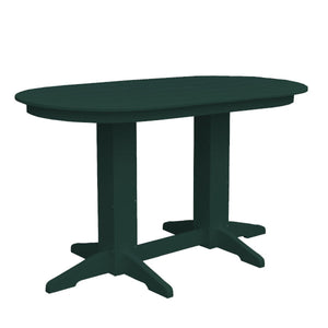 Oval Counter Table Dining Table