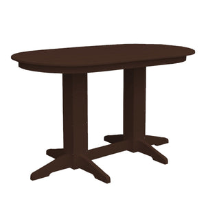 Oval Counter Table Dining Table