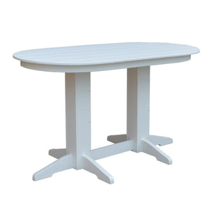 Oval Counter Table Dining Table