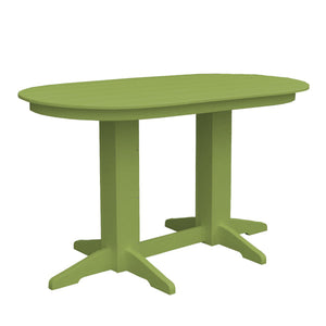 Oval Counter Table Dining Table