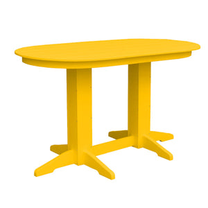 Oval Counter Table Dining Table