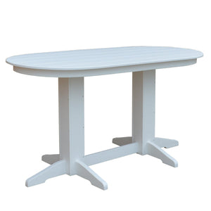 Oval Counter Table Dining Table
