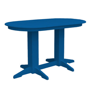 Oval Counter Table Dining Table