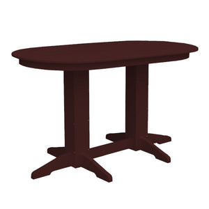 Oval Counter Table Dining Table