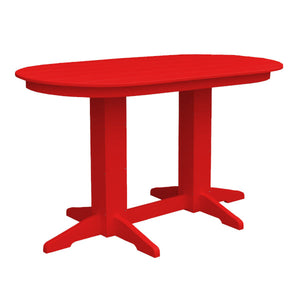 Oval Counter Table Dining Table