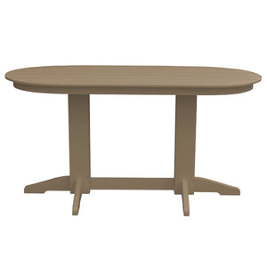 Oval Counter Table Dining Table