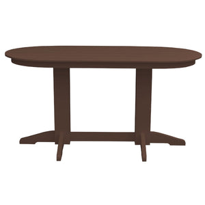 Oval Counter Table Dining Table