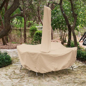 Oval/Rectangle Dining Set Cover w/Umbrella Hole Cover