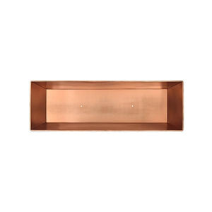 Plain Copper Flower Box Flower Box / copper window box