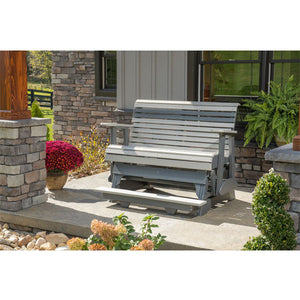 Plain Poly Balcony Glider Chair Outdoor Glider