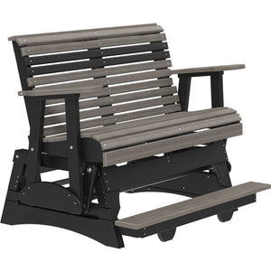 Plain Poly Balcony Glider Chair Outdoor Glider