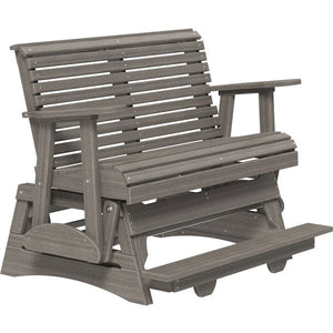 Plain Poly Balcony Glider Chair Outdoor Glider