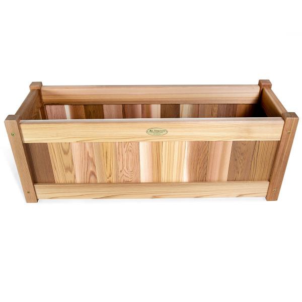 planter trellis box Cedar Planter Box with Trellis Privacy Screen Set PL30-T