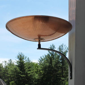Polished Copper Birdbath Birdbath