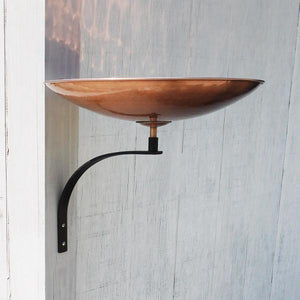 Polished Copper Birdbath Birdbath