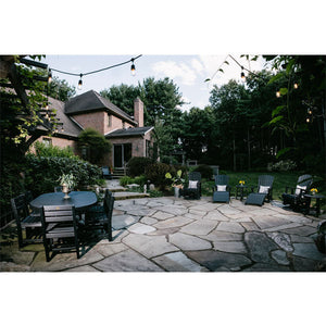 Poly 4ft x 6ft Oval Table Bar Height