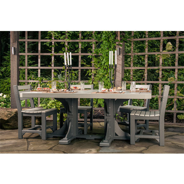 Poly 4ft x 6ft Rectangular Table Outdoor Table