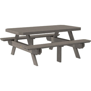 Poly 6ft Rectangular Picnic Table