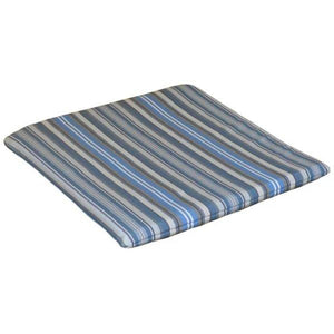 Poly Bistro Chair Seat Cushion Cushions & Pillows Blue Stripe